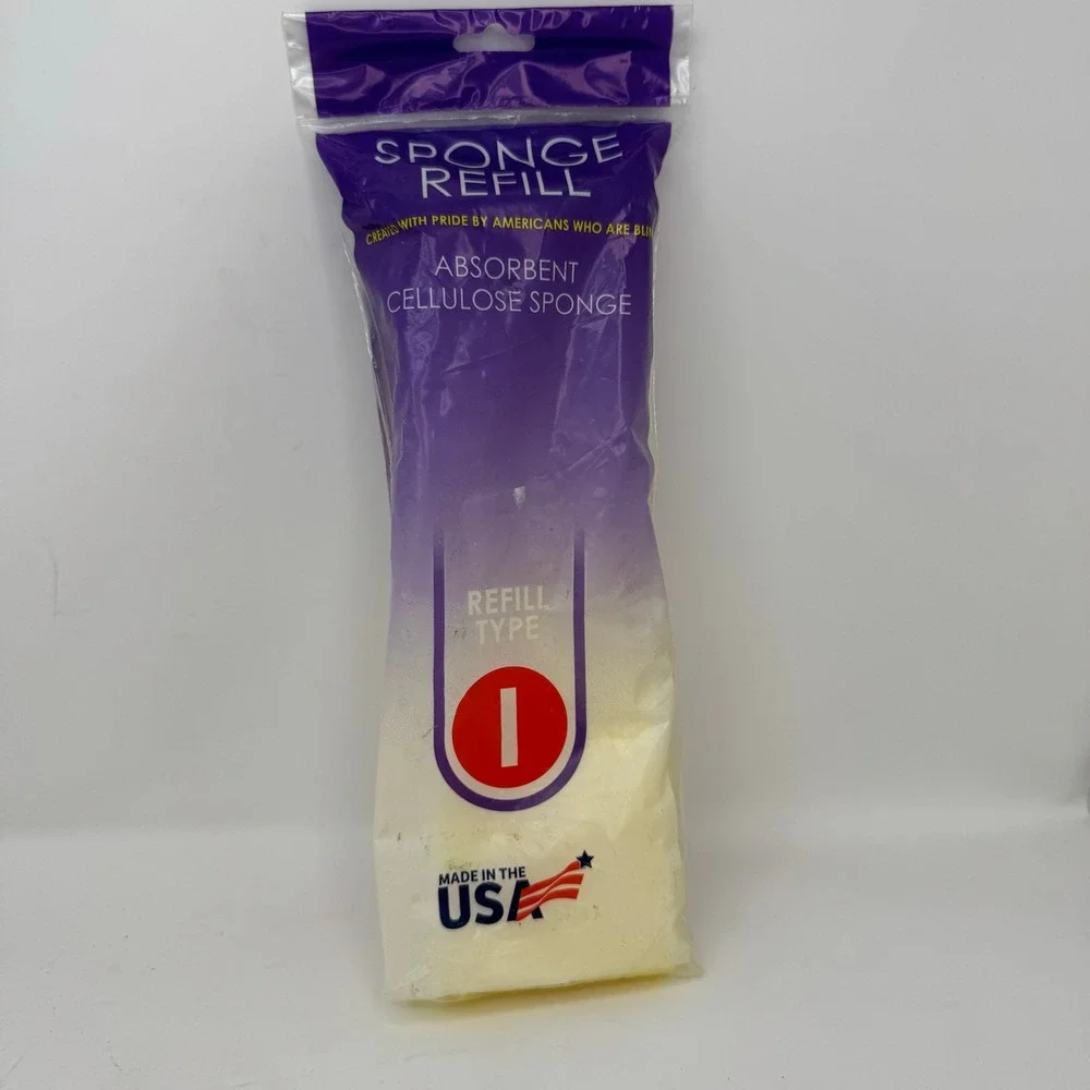 Butterfly Mop Sponge Refill Type I Absorbent Cellulose‎ Made in USA